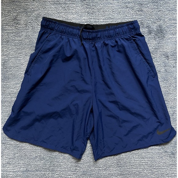 Nike Other - Nike Dri-FIT Training Shorts Men's Size Large‎ – Navy Blue Athletic Shorts
